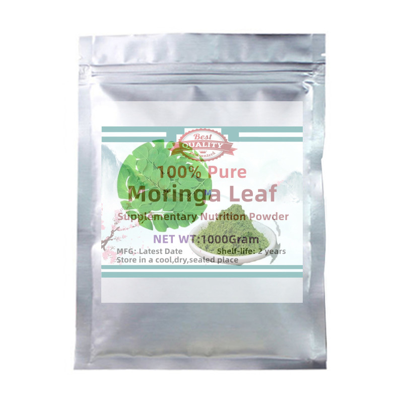 Moringa Leaf Powder - Poudre de feuille de Moringa biologique,