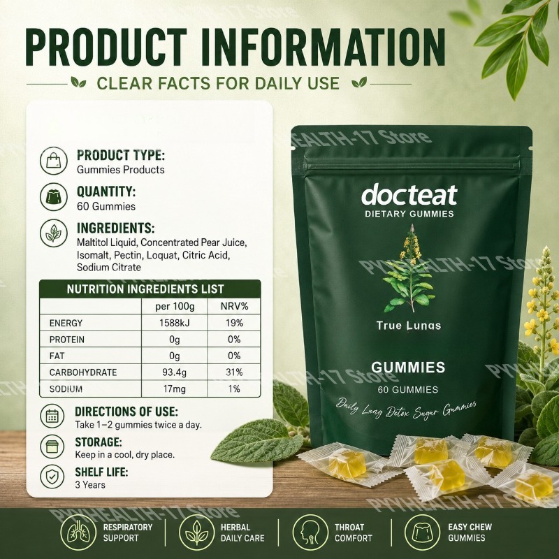 Docteat True Lungs Gummies aux - Herbal Wellness Formula avis et prix