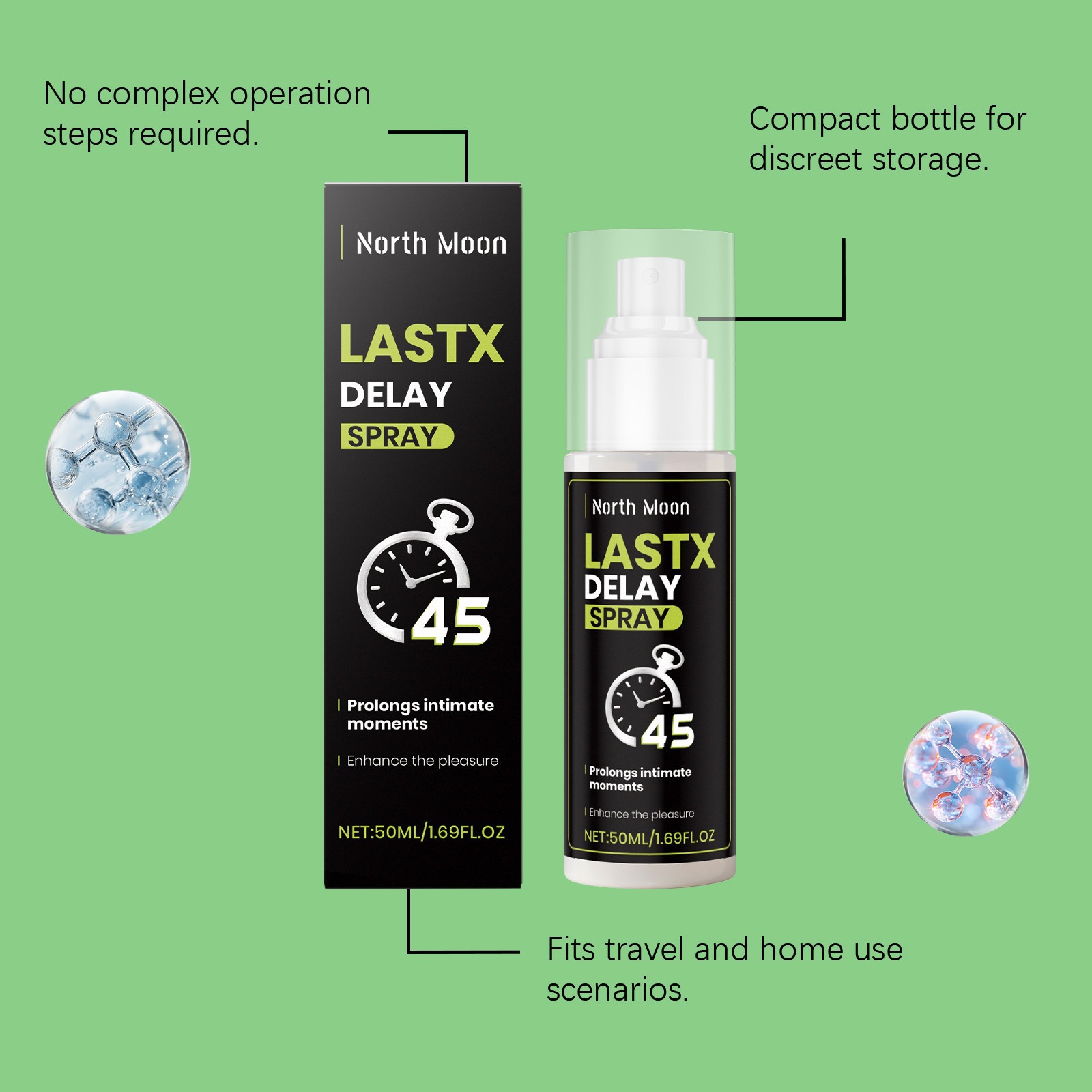North Moon Herbal Men Spray de - Herbal Zone avis et prix