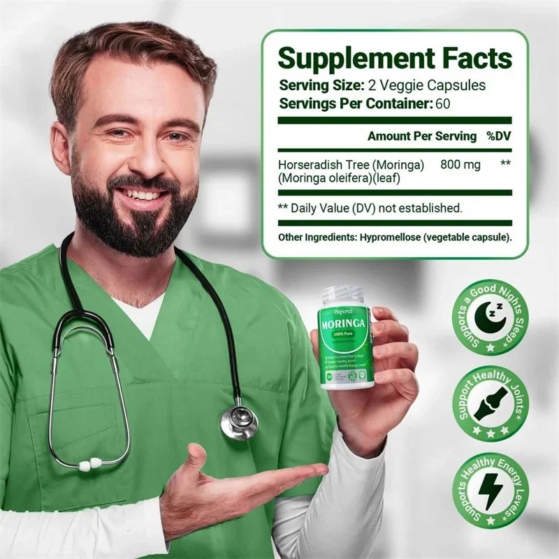 Capsules de poudre de feuille  - Moringa Leaf Powder avis et prix
