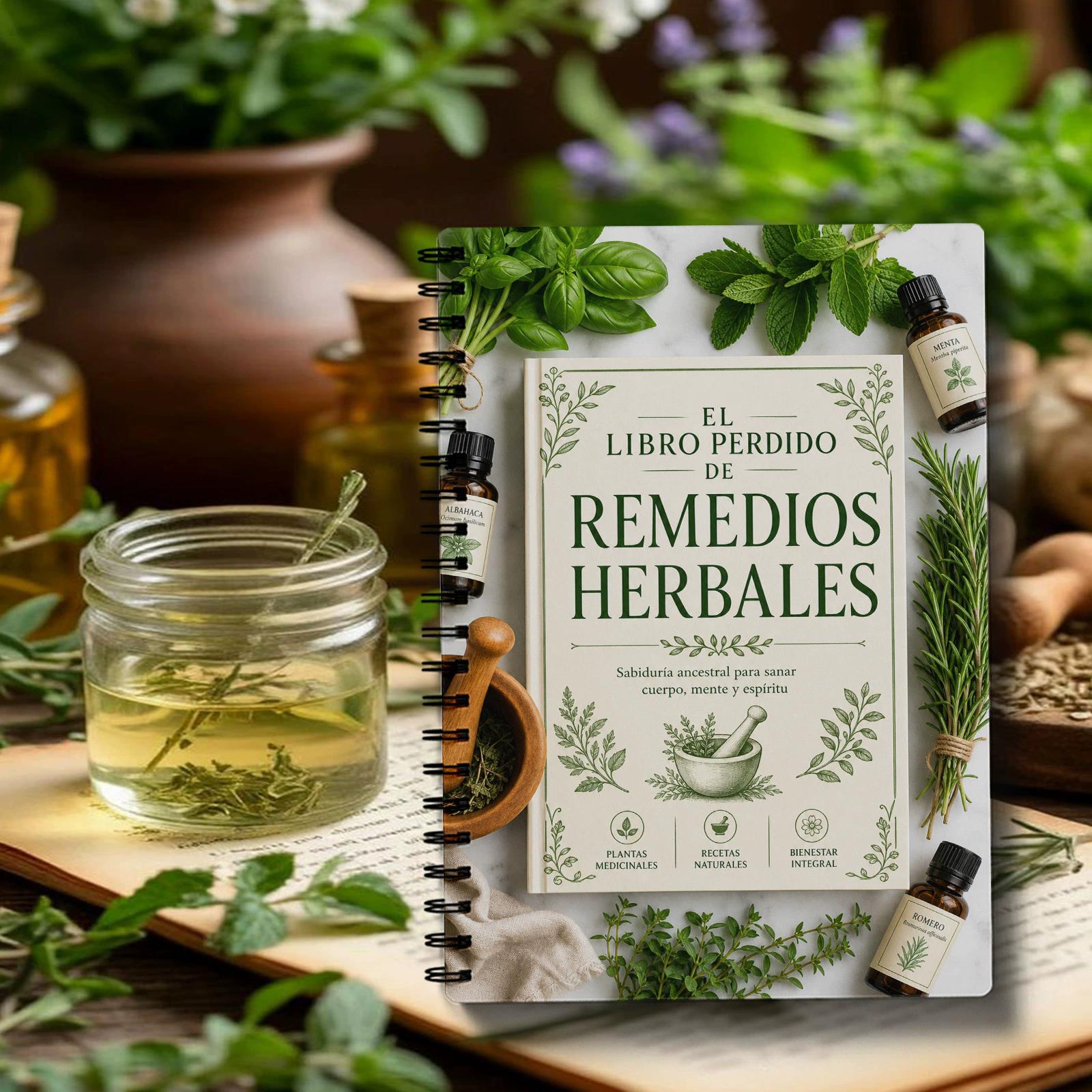 Carnet à spirale Le Livre Perd - Herbal Wellness Recipes avis et prix