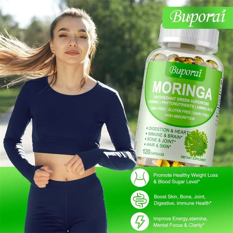 Capsules Moringa 1000 mg - Sou - Moringa Leaf Powder avis et prix