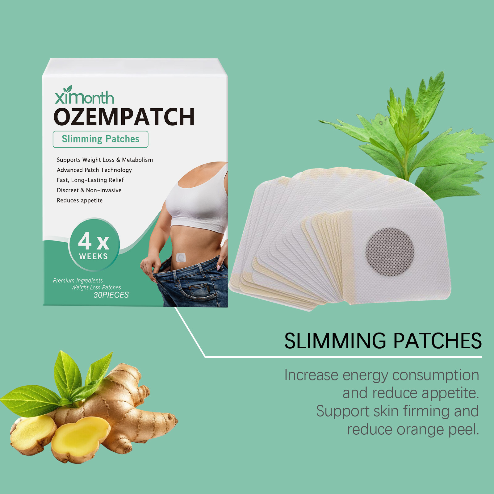 Patchs Amincissants Ximonth :  - Herbal Zone avis et prix